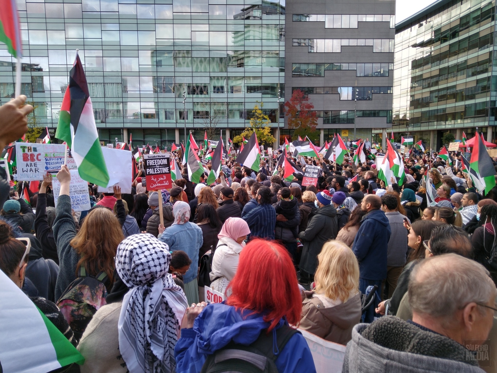 Protest Over BBC Gaza Coverage - 21/10/2023