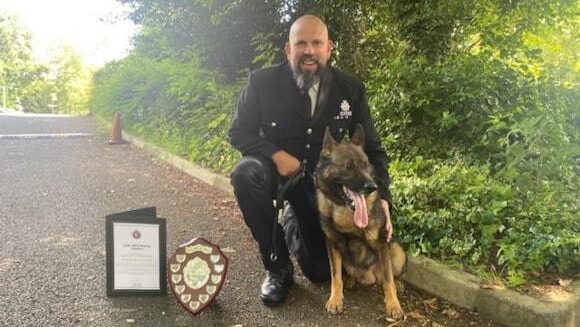 Long-standing Police Dog Handler awarded for his impressive work across ...